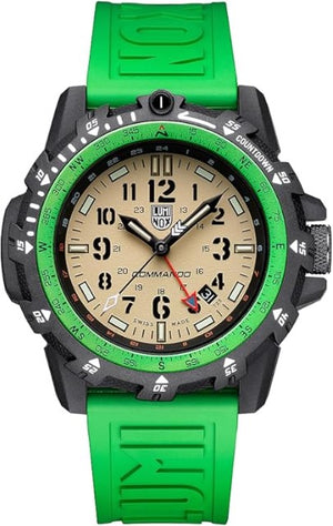 Luminox Commando Raider Outdoor Adventure Watch (XL.3337_W4U) Multicolored Green Strap