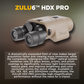 SIG SAUER ZULU6 HDX PRO Ois Binocular, 16x42mm, Image Stabilized, FDE (SOZ6WP1642)