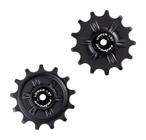 TriPeak Pulley Wheel Jocky Wheel for Shimano GRX/XT RD-GRX812/817/M91xx, 13/13T, Ceramic Bearing, Black (EMA-JW1313-SHCBM91BK)