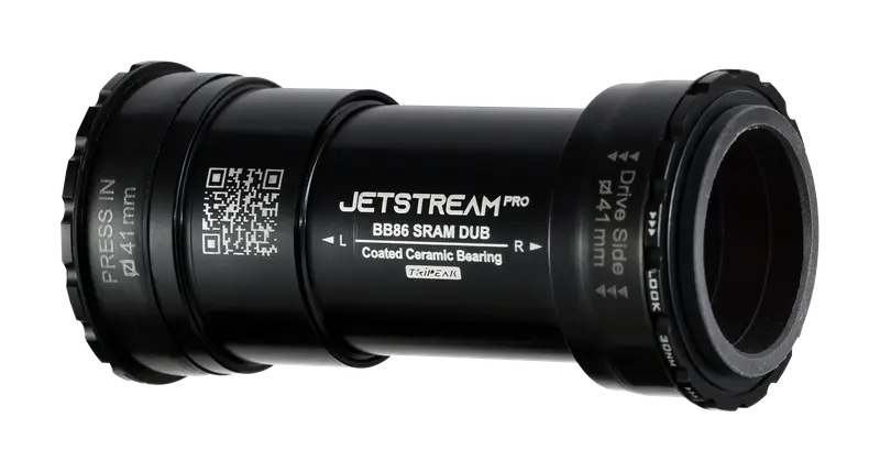 TriPeak Thread Bottom Brackets BB86, SRAM DUB/ROTOR 3D+, ceramic, #39306*2 Drive Side, #39306*2 Non-Drive Side (EMA-4YBB86R-CB2930)