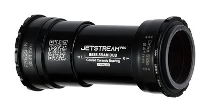 TriPeak Thread Bottom Brackets BB86, SRAM DUB/ROTOR 3D+, ceramic, #39306*2 Drive Side, #39306*2 Non-Drive Side (EMA-4YBB86R-CB2930)