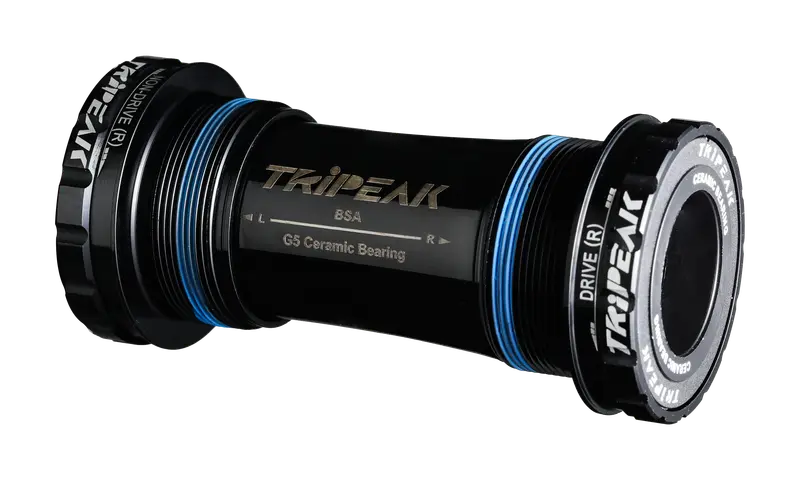 TriPeak Thread Bottom Brackets BSA, Shimano HTII, G5 Bearing/Road, Black (EMA-IB24-SHCBBR)