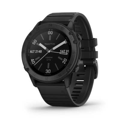 Garmin tactix Delta Sapphire Edition Premium Tactical GPS Black Watch with Silicone Band (010-02357-00)