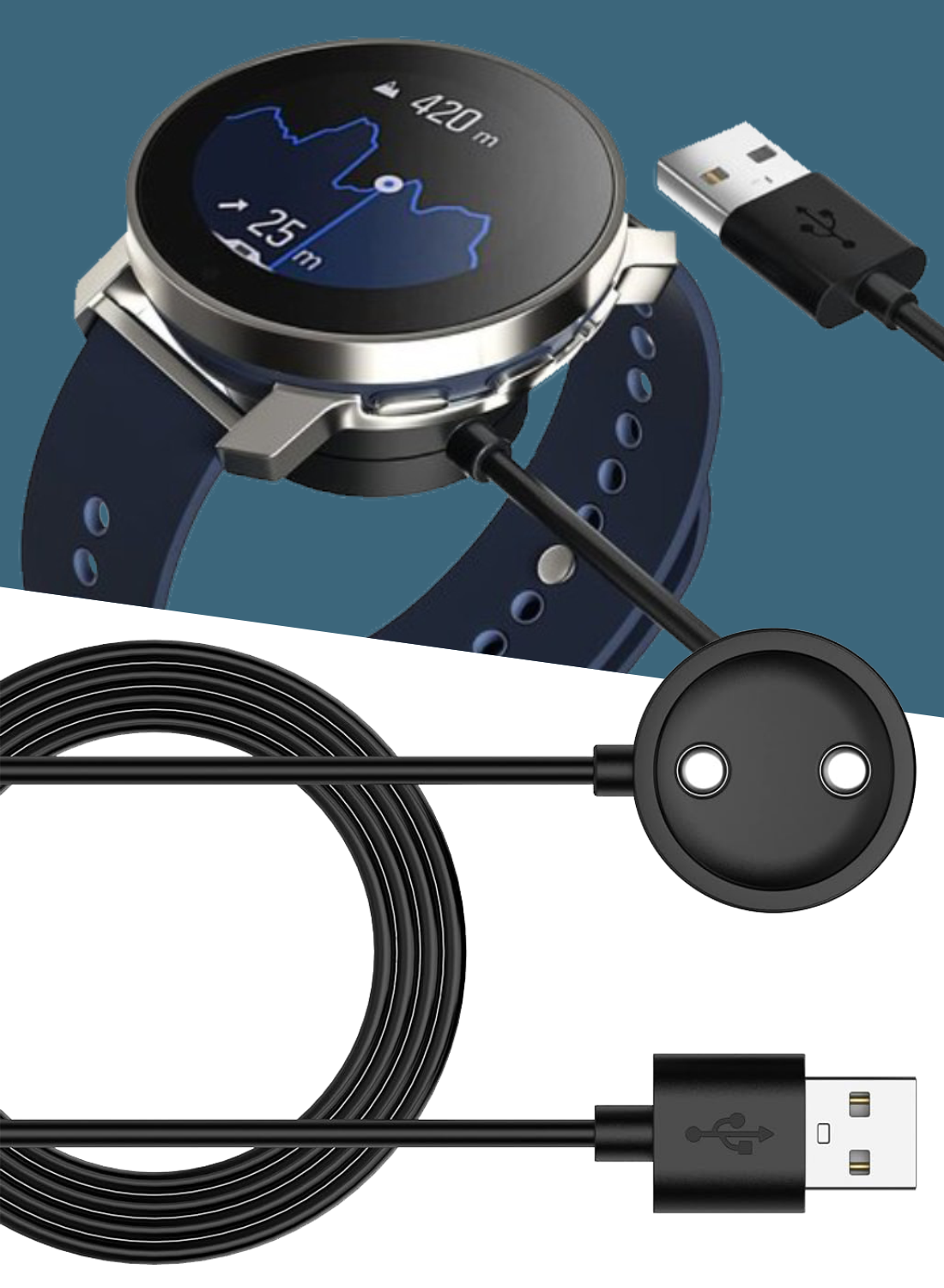 Suunto Authentic USB Charging Cable for Suunto 9 Peak Suunto 9 Peak