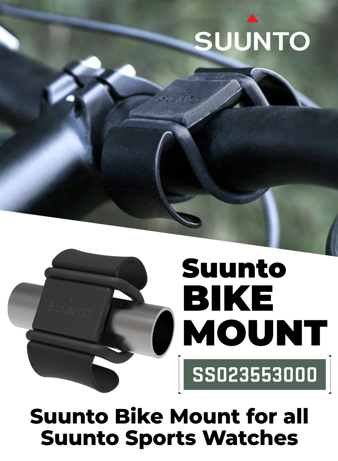 Suunto Bike Mount for all Suunto Sports Watches SS023553000