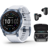 Garmin Fenix 7 Series Multisport GPS Smartwatch - 7 Sapphire Solar-Blue DLC Titanium(1.3 in)