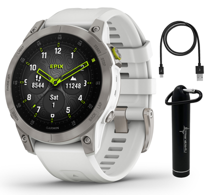 Garmin EPIX (Gen 2) Smartwatch with AMOLED display (010-02582-10)