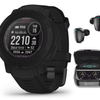 Garmin Instinct 2/2S GPS Rugged Outdoor Smartwatch - Tactical - Black