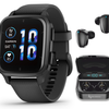 Garmin Venu Sq 2 Series GPS Smartwatch - Black/Slate