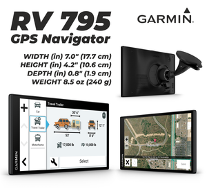 Garmin RV New 795 / 895 / 1095 Series GPS Navigator