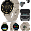 Garmin Venu 3 Series GPS Smartwatch 41mm - Soft Gold/French Gray