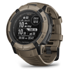Garmin Instinct 2X Solar Series Rugged GPS Men Smartwatch with Power Glass Lens, LED Flashlight - Tactical Coyote Tan