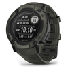 Garmin Instinct 2X Solar Series Rugged GPS Men Smartwatch with Power Glass Lens, LED Flashlight - Moss