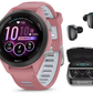 Garmin Forerunner 265 Series Running Smartwatch, 46mm or 42mm AMOLED Touchscreen Display