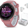 Garmin Forerunner 265 Series Running Smartwatch, 46mm or 42mm AMOLED Touchscreen Display - Pink