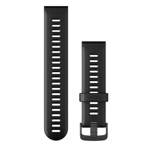 Garmin Watch Bands Black with Slate Hardware