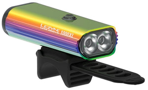 LEZYNE Lite Drive 1000XL Bicycle Headlight, Very Bright 1000 Lumens, USB Rechargeable, High Performance LED Headlight for Mountain & Road Bikes