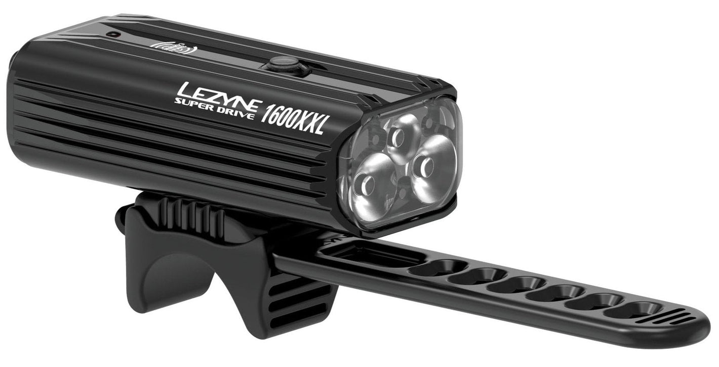 LEZYNE Super Drive 1600XXL Smart Bike Light, USB Rechargeable