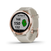Garmin Approach S42 Premium GPS Golf Watch - Rose Gold with Light Sand Silicone Band
