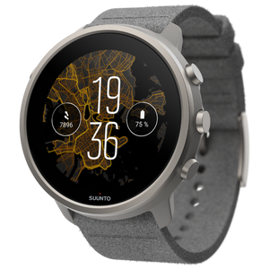 Suunto 7 Stone Gray Titanium Smartwatch with Versatile Sports Experience (SS050567000)