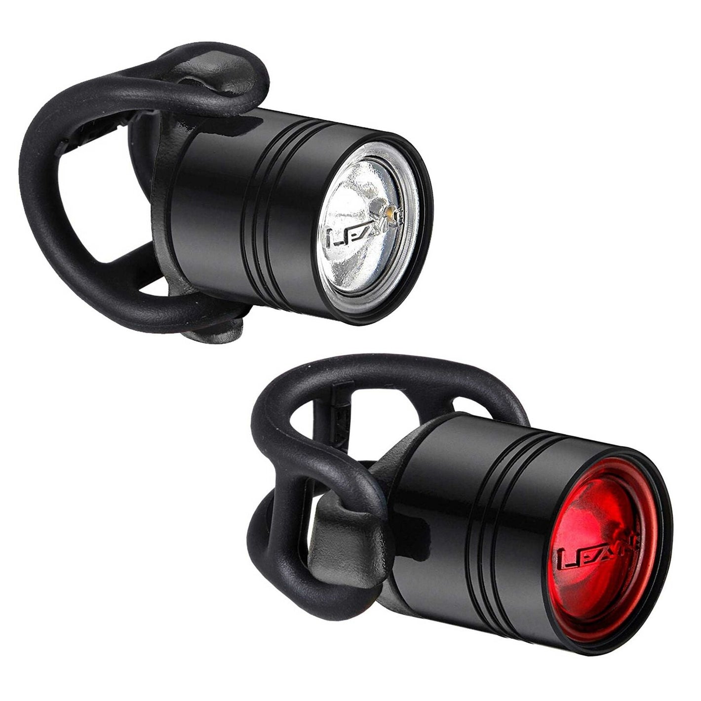 Lezyne LED Femto Drive Pair Bicycle Light, Black/Black