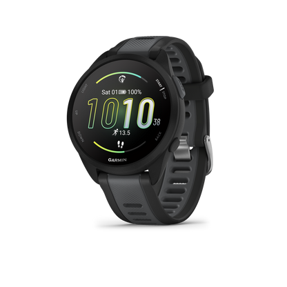 Garmin Forerunner 165 GPS Running Smartwatch | 19 hours in GPS mode |  AMOLED Display with Wearable4U Bundle