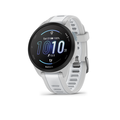 Garmin Forerunner 165 GPS Running Smartwatch | 19 hours in GPS mode |  AMOLED Display with Wearable4U Bundle