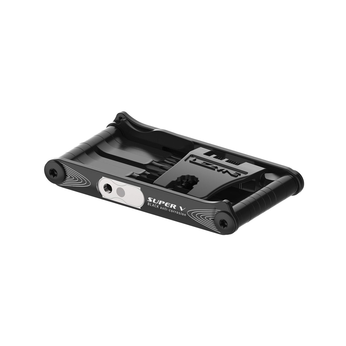Lezyne Super V22 Bicycle Multi-Tool, Black Anti-Corrosion Technology