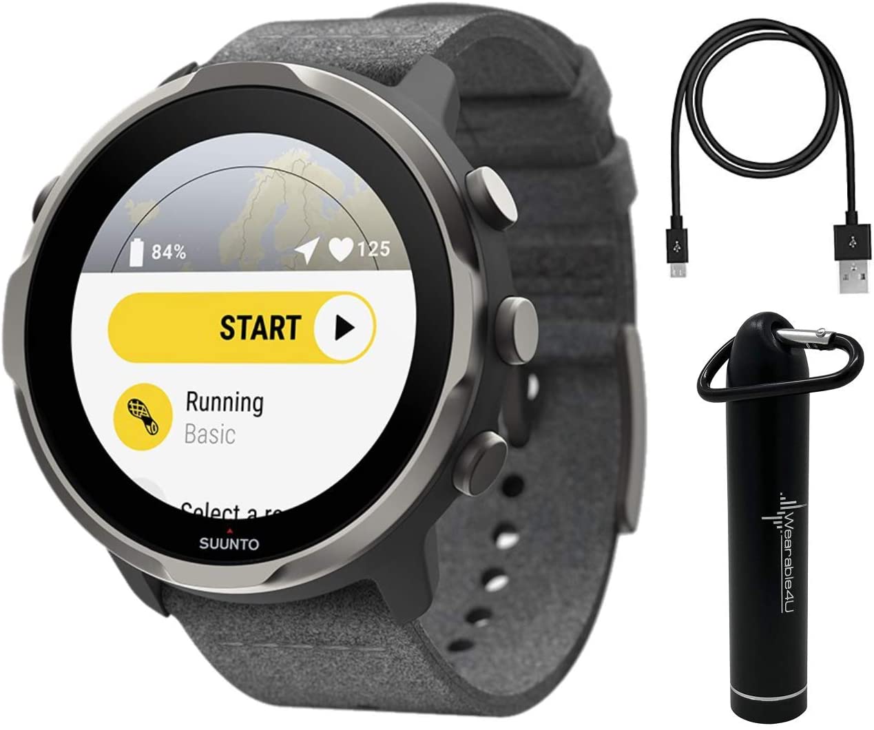 Suunto 7 Graphite Limited Edition GPS Smartwatch with Versatile Sports