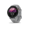 Garmin Forerunner 255 Series GPS Running Smartwatch, 46 mm or 41 mm - Powder Grey
