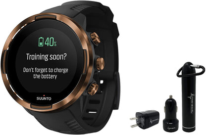Suunto 9 Baro Durable Multisport GPS Watch with Barometric Altitude (Copper KAV)