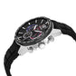 Seiko Essentials SSB347 Black multi-layered dial with Red and Blue Accents 10 ATM Water Resistant 43.9mm Men's Watch