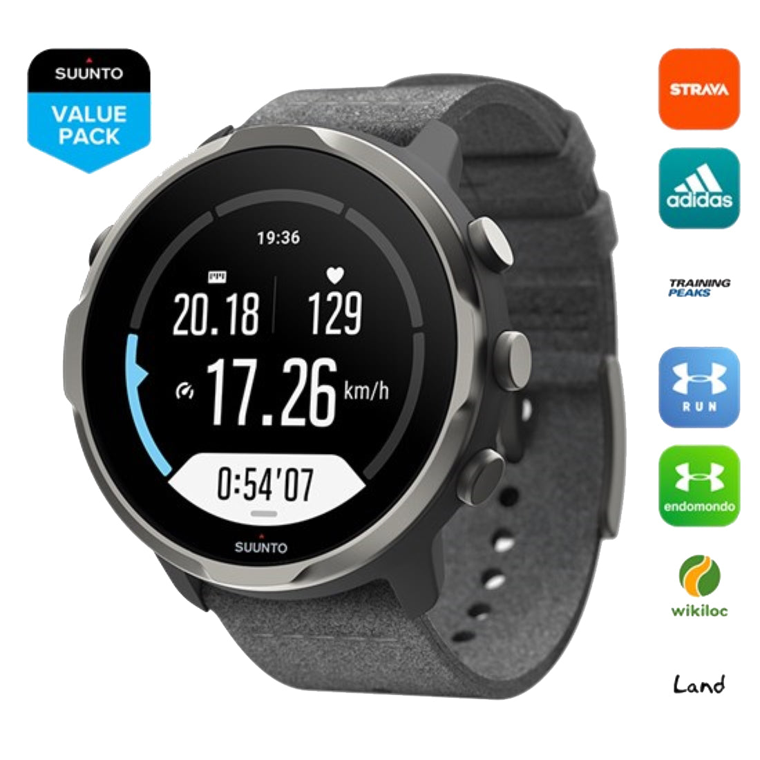 Suunto 7 Graphite Limited Edition GPS Smartwatch with Versatile Sports  Experience