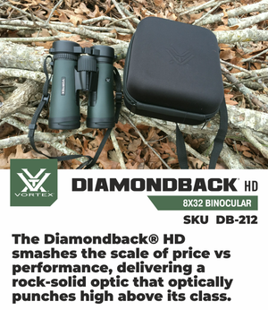 Vortex Optics DB-212 Diamondback HD 8x32 Fully Multi-Coated Binocular
