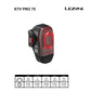 LEZYNE Mini Drive 400XL / KTV PRO Bicycle Headlight & Taillight Pair, USB Rechargeable, Black