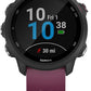 Garmin Forerunner 245 GPS Running Smartwatch (010-02120-01, Khaki/Red/White)