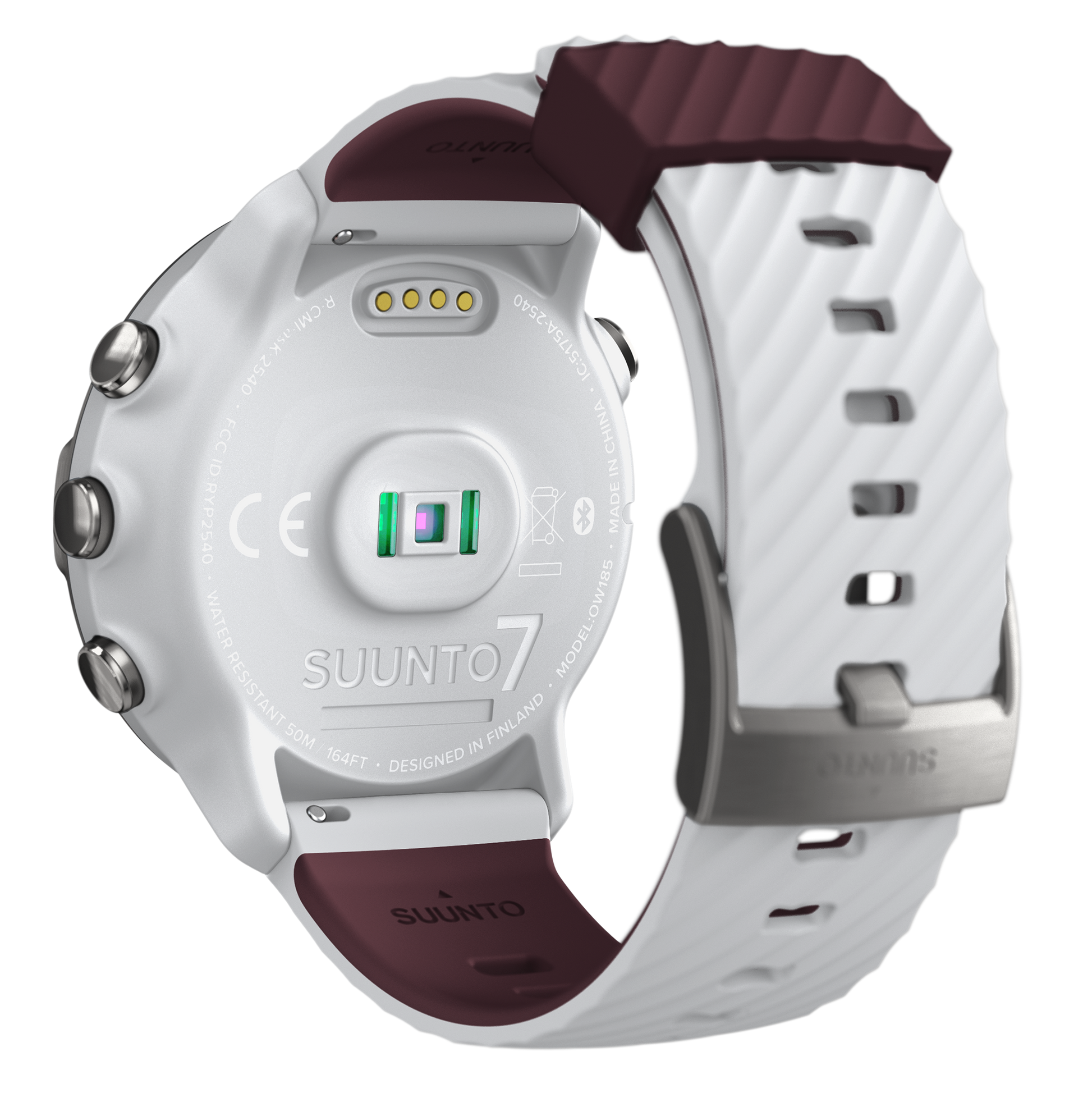 Suunto 7 White Burgundy GPS Smartwatch with Versatile Sports Suunto 7 White Burgundy GPS Smartwatch with Versatile Sports
