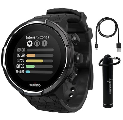 Suunto 9 Baro Titanium Ultra-Endurance GPS Watch with Exceptional Battery Life and Barometer (SS050145000)