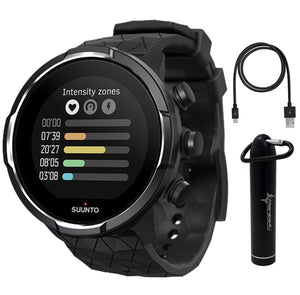 Suunto 9 Baro Titanium Ultra-Endurance GPS Watch with Exceptional Battery Life and Barometer (SS050145000)