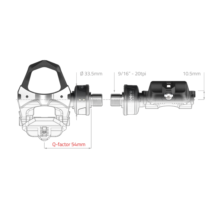 assioma uno powermeter pedale Favero Assioma Uno Pedal Based Cycling Power Meter with Extra Cleats (00772-01)