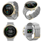 Suunto 3 Multisport Watch with Heart Rate Monitor, Pebble White Light Gold (SS050599000)