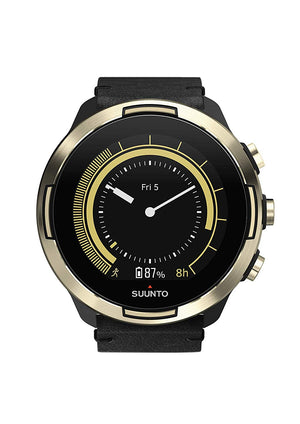 Suunto 9 Baro Multisport GPS Watch Gold Leather (SS050256000)