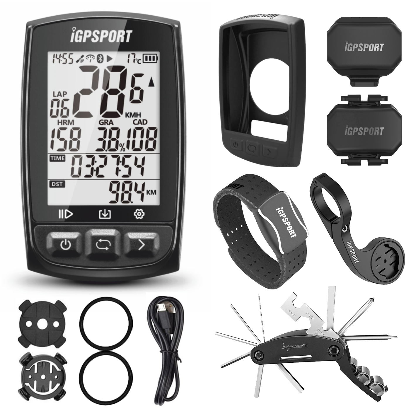 iGPSPORT iGS50S GPS Wireless Bike Computer (IGS50S)