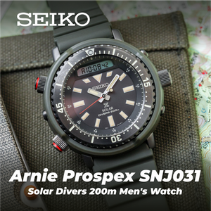 Seiko Arnie Prospex SNJ031 Solar Divers 200m Men's Watch
