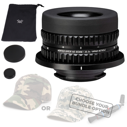 Vortex Optics Viper HD 85mm Spotting Scope Reticle Eyepiece Ranging (MRAD) (VS-85REM)