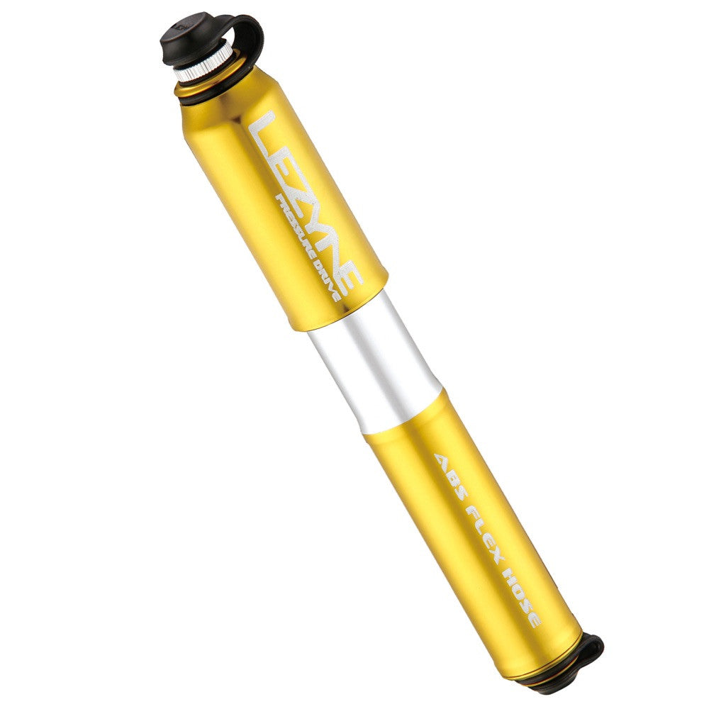 Lezyne Alloy Drive Hand Pump yellow color